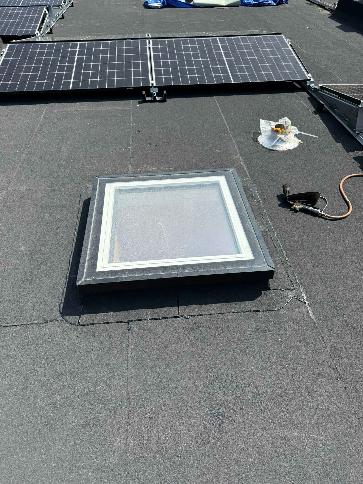 Bitumen dak vervangen